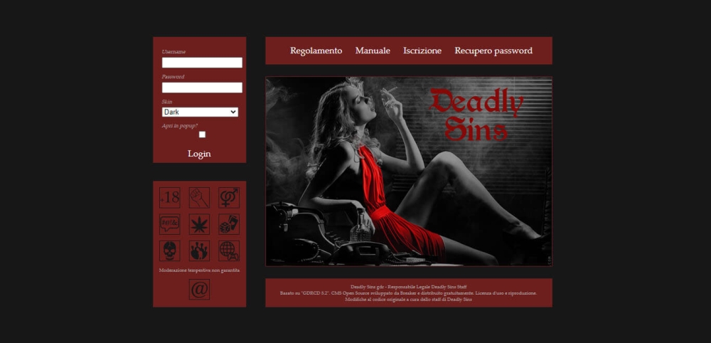 Deadly Sins Gdr Home Page