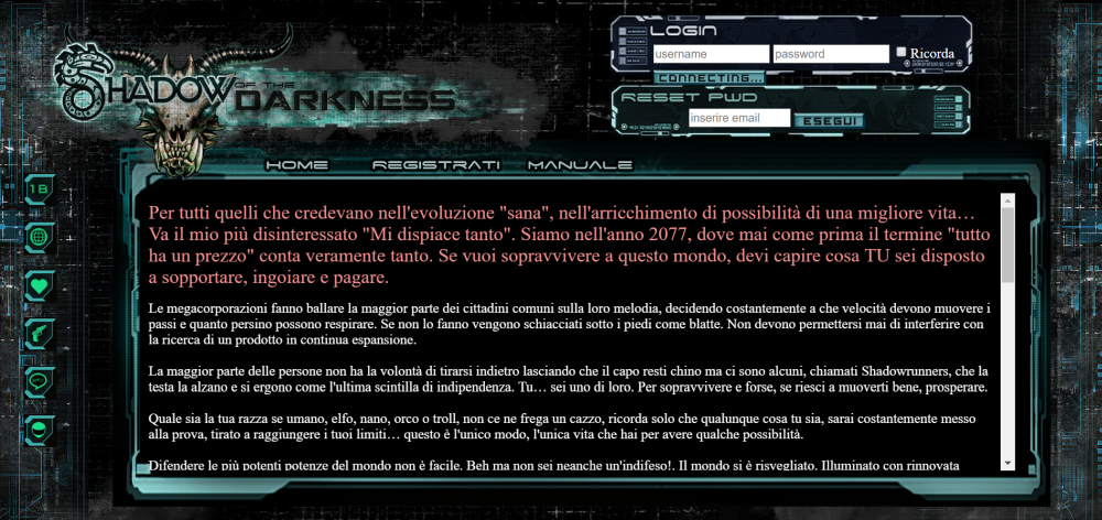 Shadow of the Darkness - Home Page
