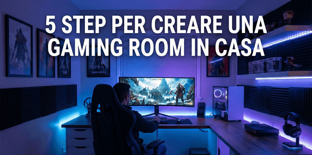 5 step per creare una gaming room in casa