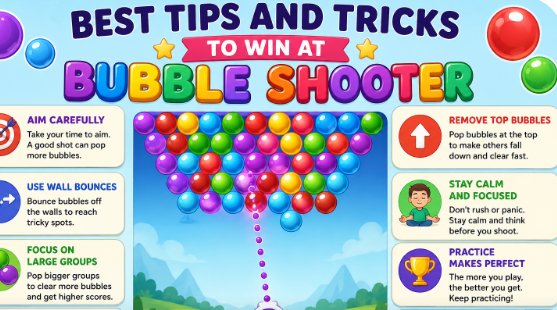 Best Tips and Tricks to Win at Bubble Shooter