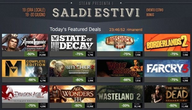 Saldi Estivi Steam