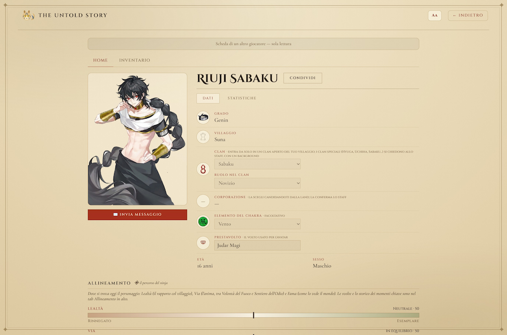 Naruto RPG Gioco di Ruolo Online