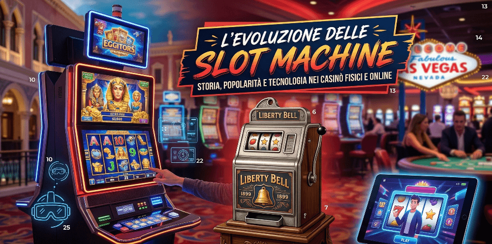Slot machine: un’attrazione popolare nei casinò fisici e in quelli online