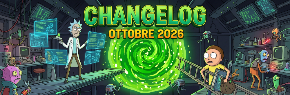 Changelog Ottobre 2026