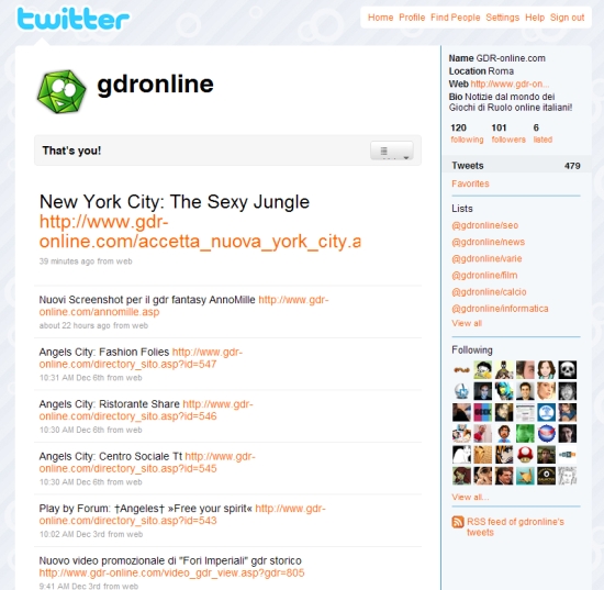 GDR-online.com su Twitter