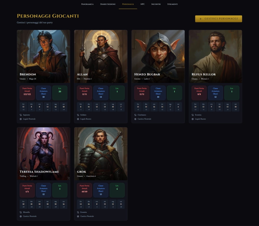Assistente AI Dungeon Master