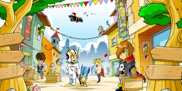 cartoon Village