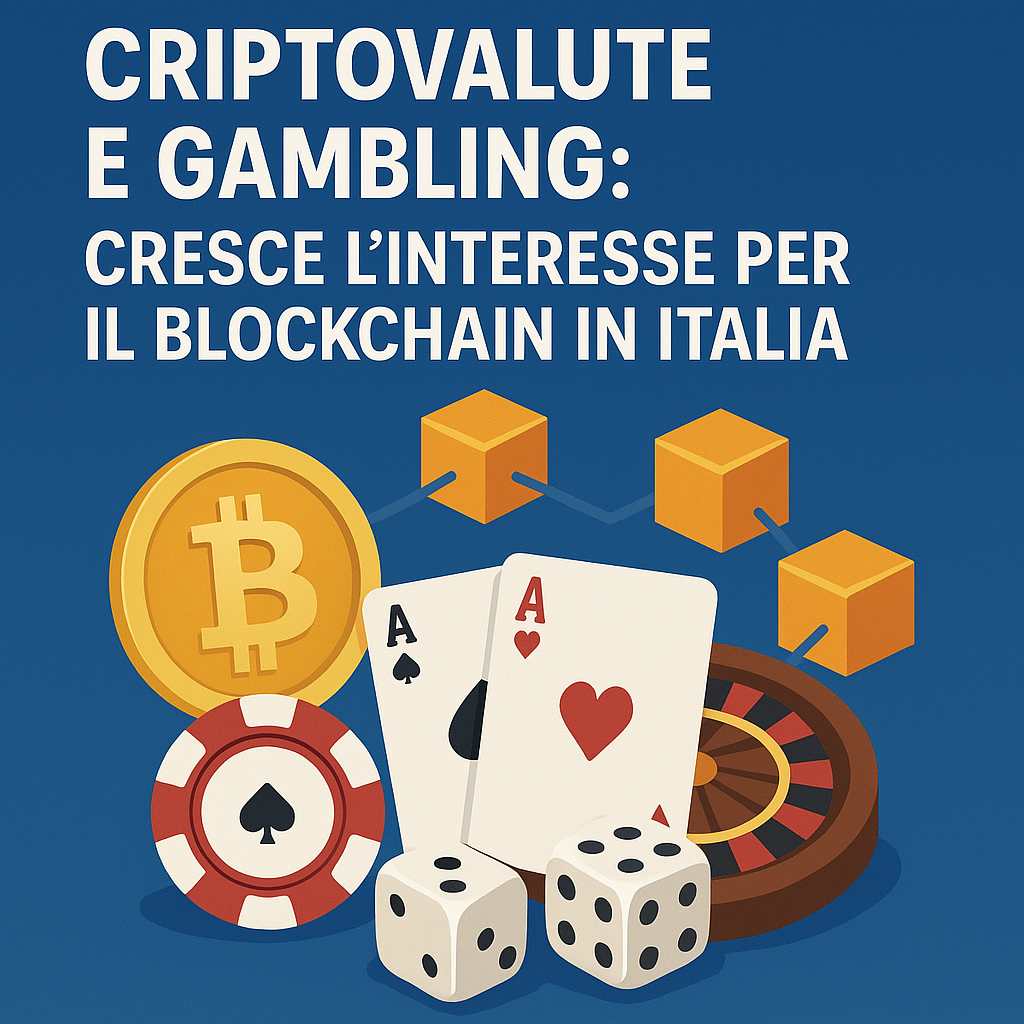 Criptovalute e gambling: cresce linteresse per il blockchain in Italia