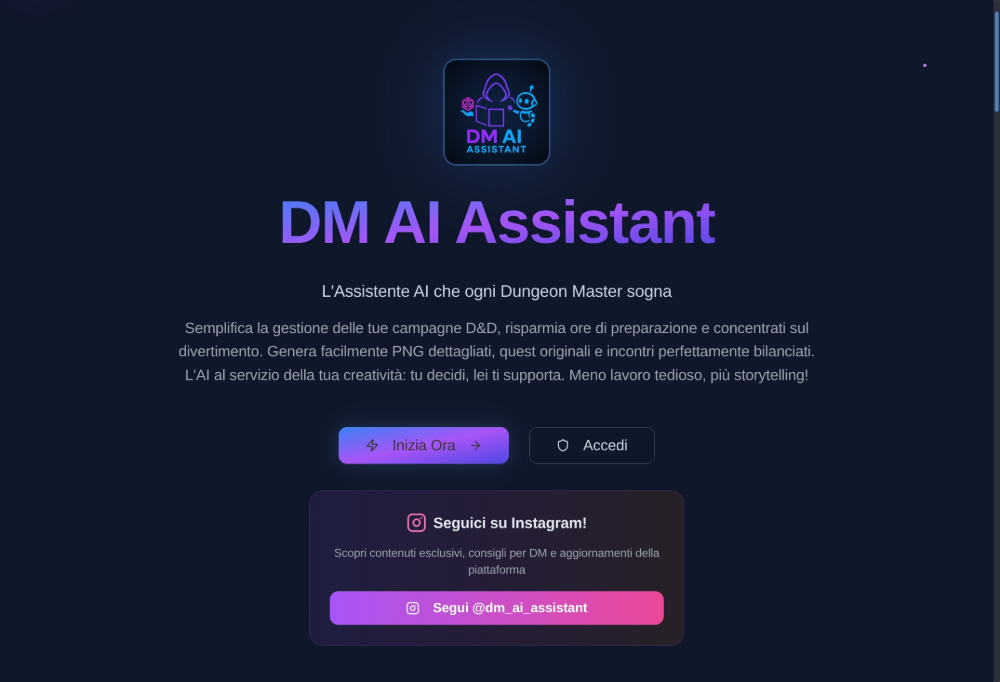AI Dungeon Master: il co-pilota creativo per campagne GdR!