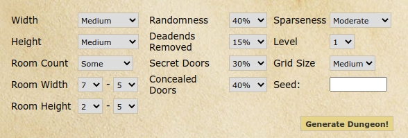 generatore online free dungeon