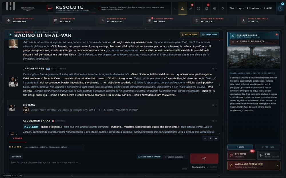 Imperial Command GdR Star Wars Free to Play