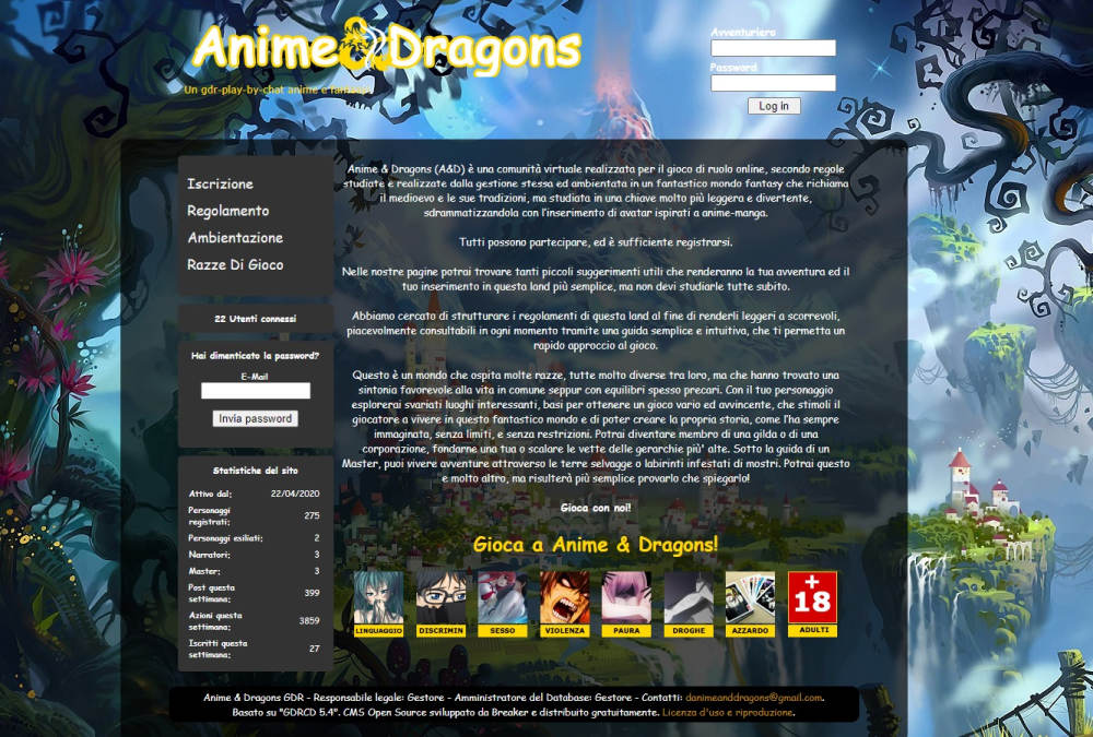 Anime and Dragons Gdr