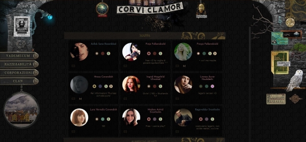 Corvi Clamor - Giocatori in Gioco