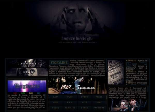 Fantastic Beasts and Where to Find Them GDR - Home Page