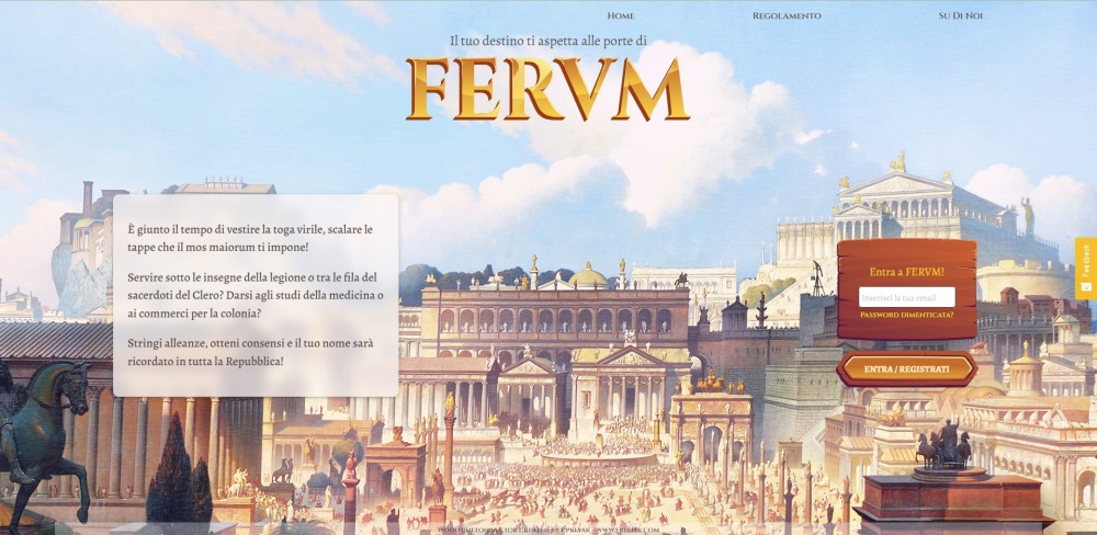 Fervm -Gioco di Ruolo Antica Roma