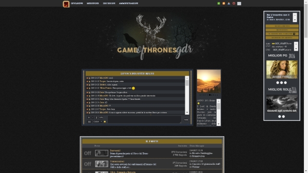 Game of Thrones - Trono di Spade - GDR - Home Page