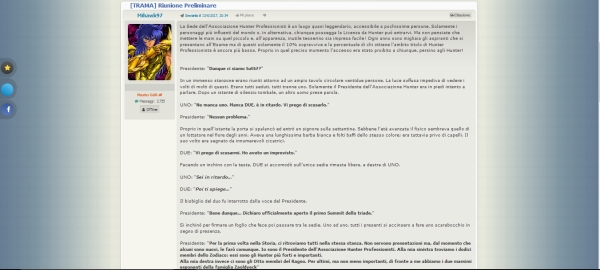 Hunter X Hunter GDR Trama