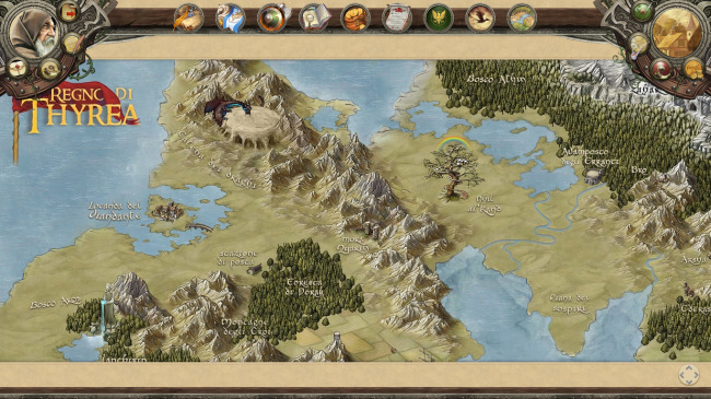 Il Regno di Thyrea - Mappa