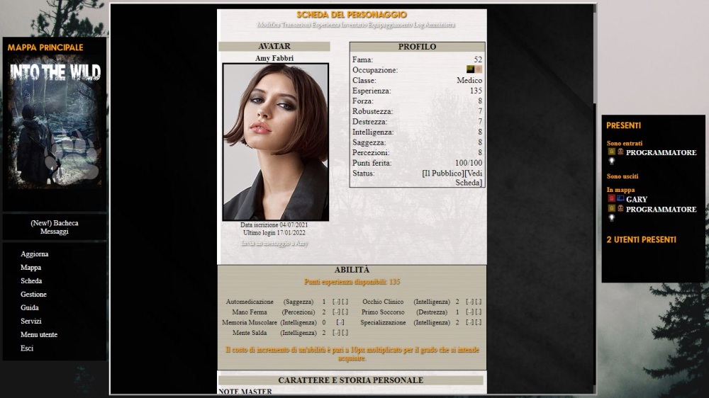 Into The Wild - Rpg Online