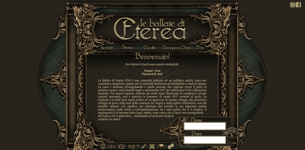 Le Ballate di Eterea RPG