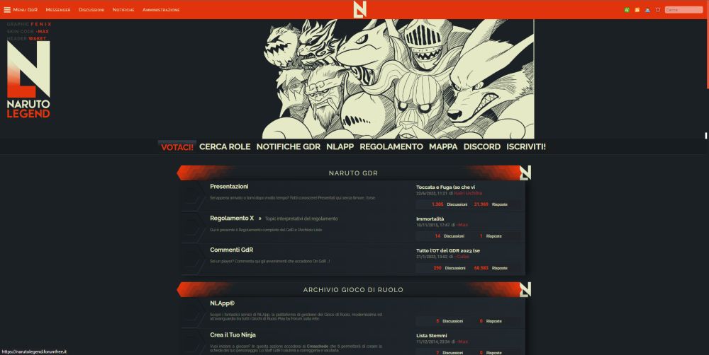 Naruto Legend Play by Forum