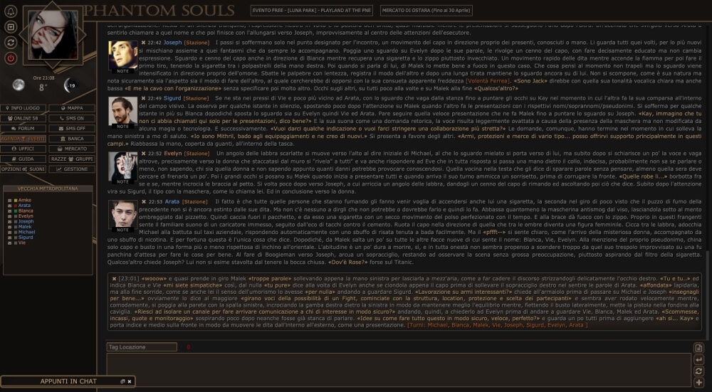 Phantom Souls - Play by Chat