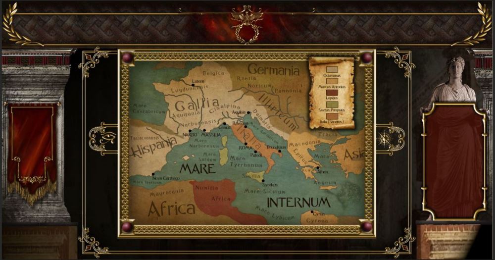 Roma I Triumviri - Mappa