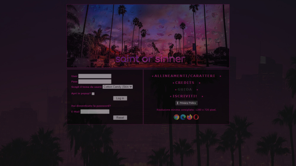 Saint or Sinner? - Los Angeles - play by chat Moderno