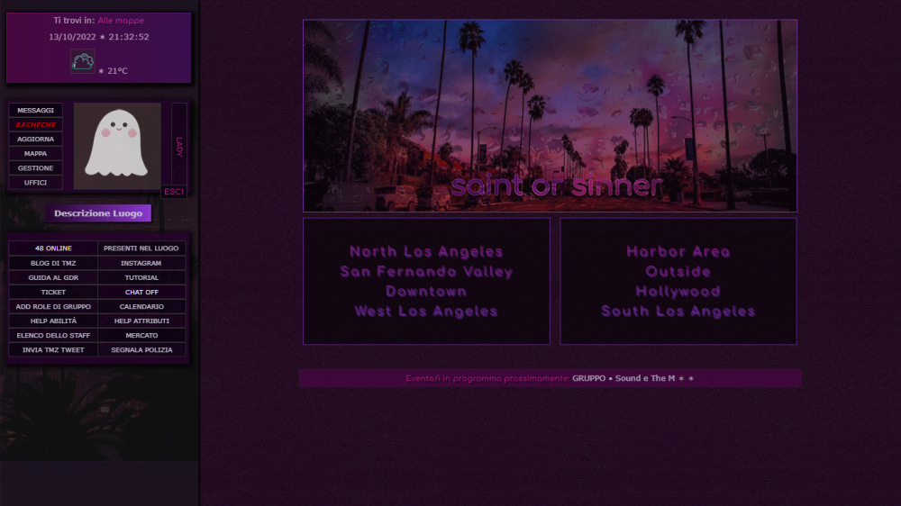 Saint or Sinner? - Los Angeles - Rpg Online