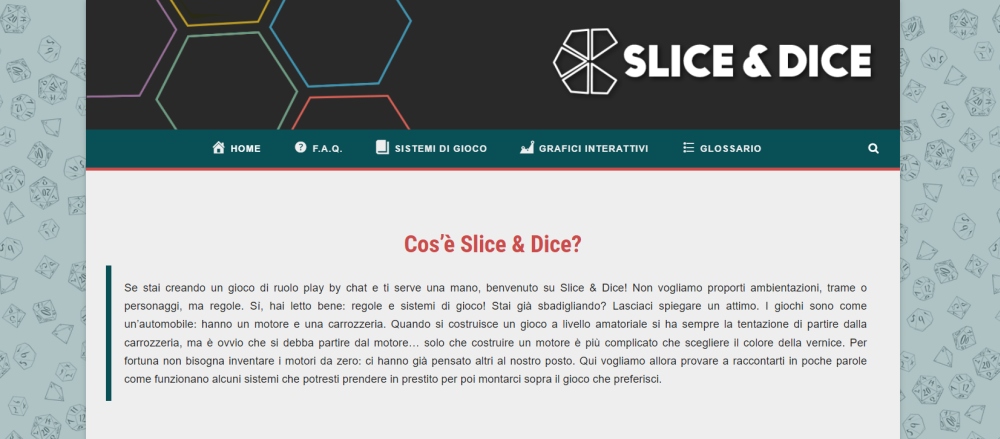 Slice and Dice Home Page