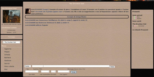 Terre di Albione - play by Chat