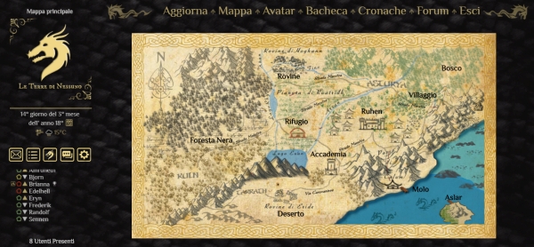 Le Terre di Nessuno - Mappa