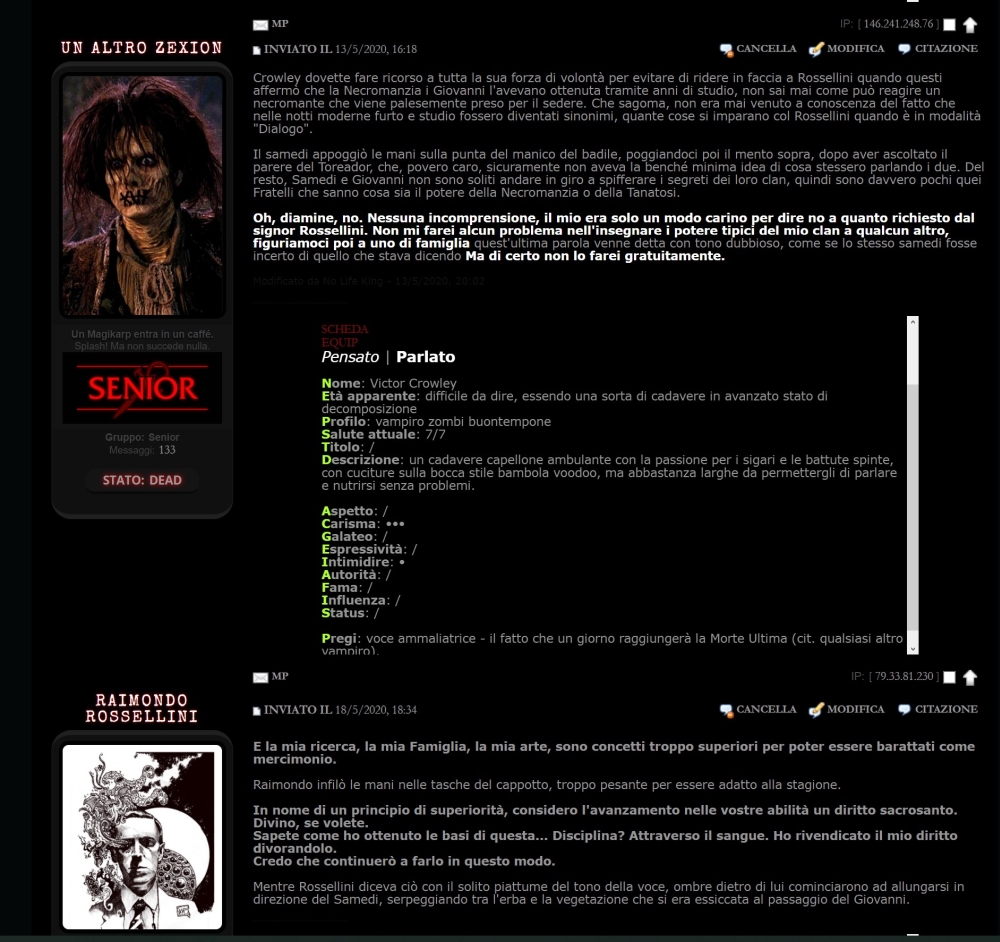 Vampire Gioco di Ruolo
