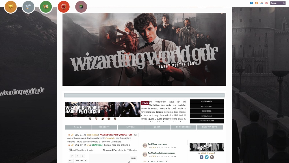 Wizarding World - Harry Potter GDR - Home Page