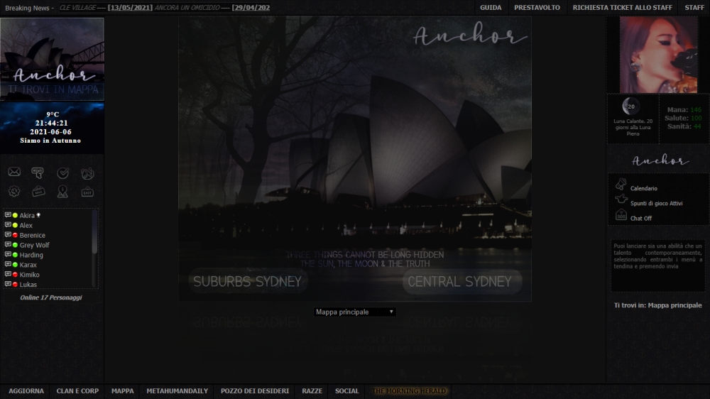 Anchor Gioco di Ruolo Online