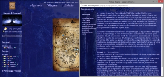 Antico Regno - Mappa e Regolamento