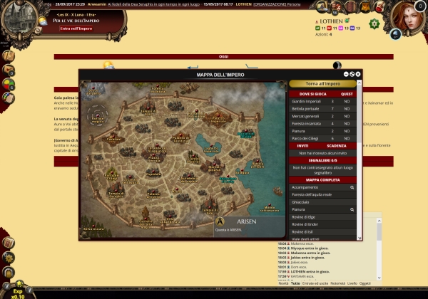 Arisen - Mappa