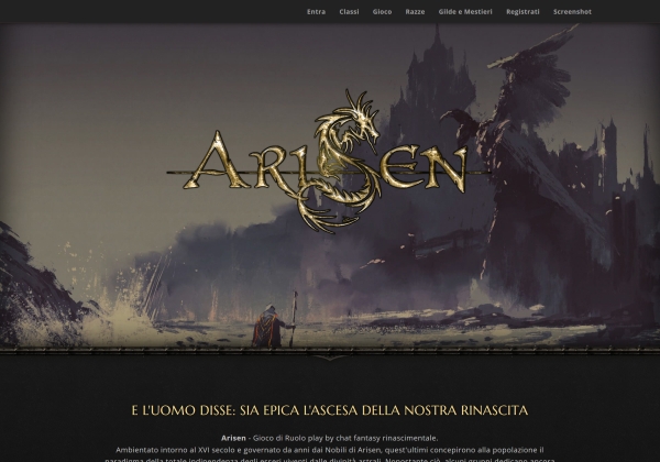 Arisen - Home Page