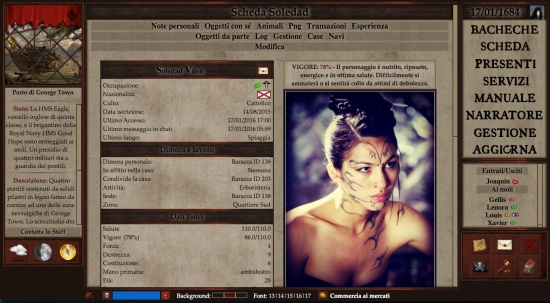 Black Eye Project - Scheda Personaggio