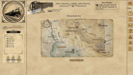Bordertown - Mappa