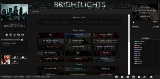 Bright Lights - Attivit