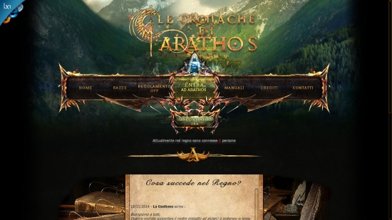 Le Cronache di Arathos - Home Page