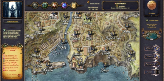 Le Cronache di Arathos - Mappa