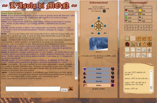 Isola di Mon - Chat di Gioco