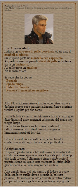 Isola di Mon - Scheda Personaggio