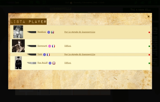 Operazione Vertigo - Lista Player