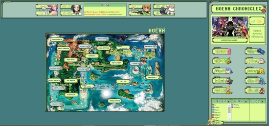 Pokmon Hoenn Chronicles - Mappa