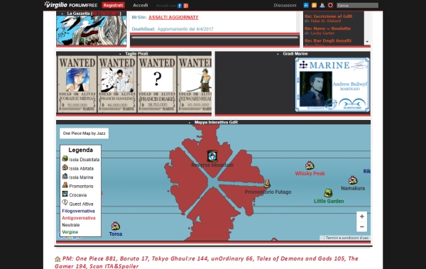 Power GdR One Piece Mappa