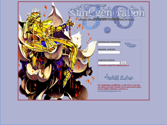 Saint Generation - Home Page