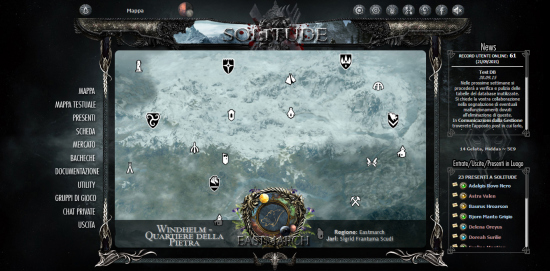 Skyrim Solitude - Mappa